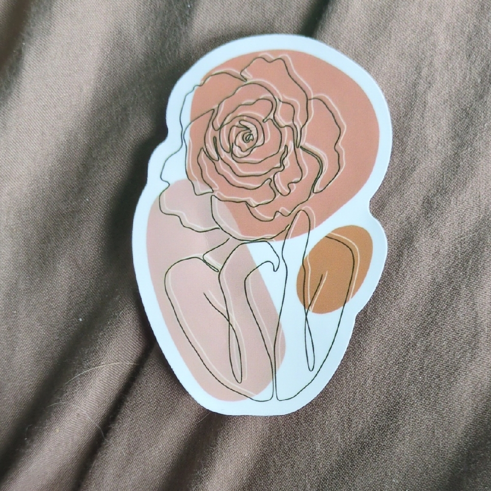 Abstract Rose Sticker 🔥🔥🔥20/$10, Bundle And Save